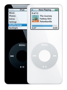 iPod Nano black and white