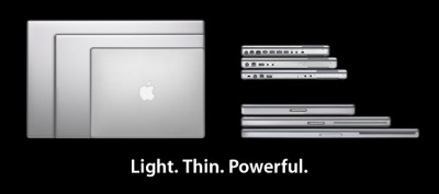 The titanium Powerbook lineup